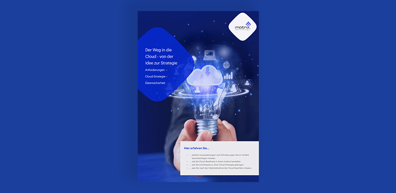 Whitepaper - Der Weg in die Cloud - von der Idee zur Strategie