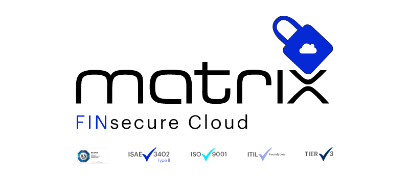 matrix finsecure logo mit trustelementen