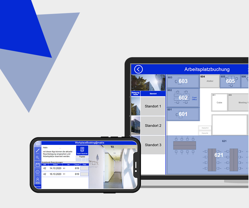 Workplace Management App| Beispiel WorkplaceBooking@matrix